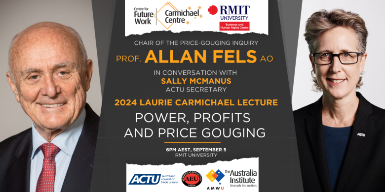 Former ACCC Chair Professor Allan Fels to Deliver Third Annual Laurie Carmichael Lecture